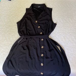 NWOT Express navy sleeveless dress